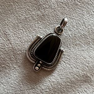 925 Silver & Onyx Pendant